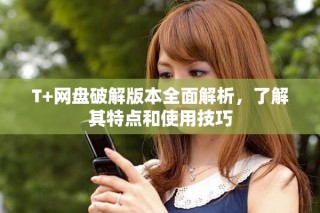 T+网盘破解版本全面解析，了解其特点和使用技巧