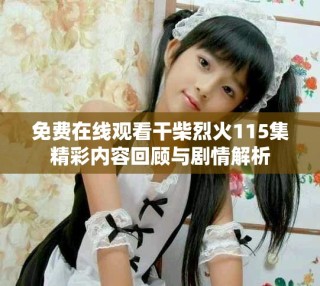 免费在线观看干柴烈火115集精彩内容回顾与剧情解析
