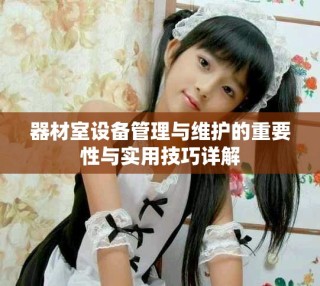 器材室设备管理与维护的重要性与实用技巧详解