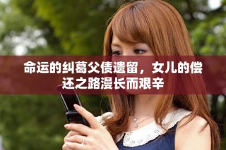 命运的纠葛父债遗留，女儿的偿还之路漫长而艰辛