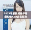 2023年最新域名停靠盘和他App合集免费下载推荐