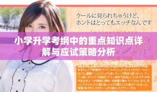 小学升学考纲中的重点知识点详解与应试策略分析