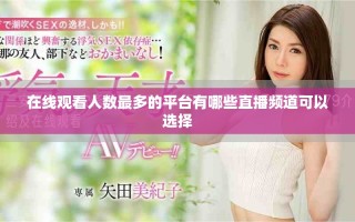 在线观看人数最多的平台有哪些直播频道可以选择