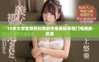 19岁大学生如何利用软件免费畅享热门电视剧资源