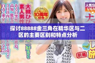 探讨88888金三角在精华区与二区的主要区别和特点分析