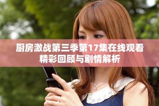厨房激战第三季第17集在线观看精彩回顾与剧情解析