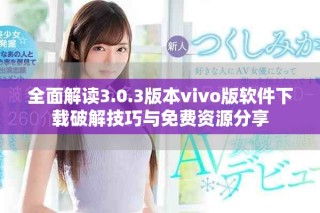 全面解读3.0.3版本vivo版软件下载破解技巧与免费资源分享
