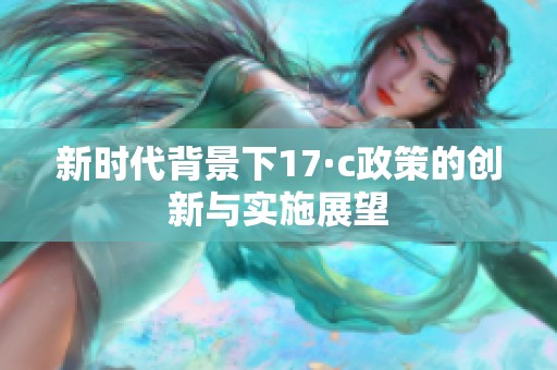 新时代背景下17·c政策的创新与实施展望
