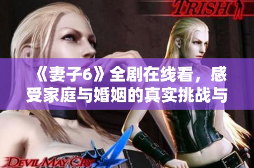 《妻子6》全剧在线看，感受家庭与婚姻的真实挑战与温情
