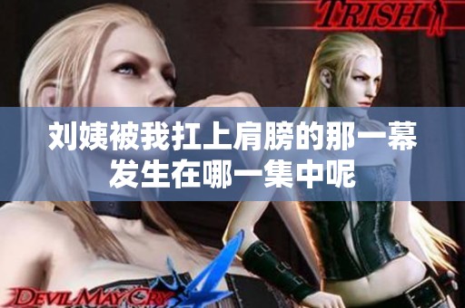 刘姨被我扛上肩膀的那一幕发生在哪一集中呢