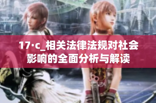 17·c_相关法律法规对社会影响的全面分析与解读