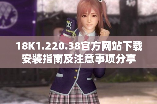 18K1.220.38官方网站下载安装指南及注意事项分享