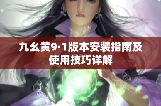 九幺黄9·1版本安装指南及使用技巧详解