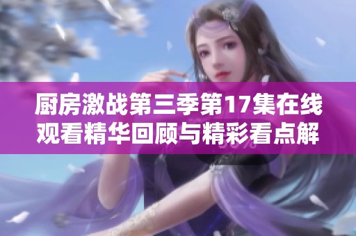 厨房激战第三季第17集在线观看精华回顾与精彩看点解析