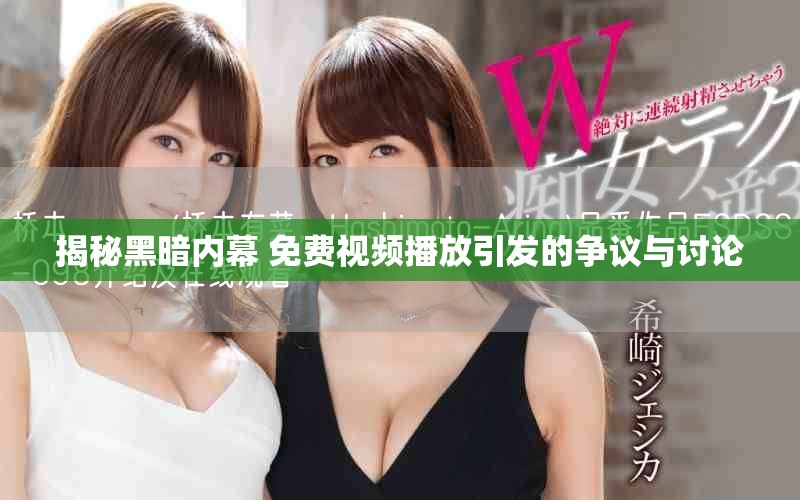 揭秘黑暗内幕 免费视频播放引发的争议与讨论