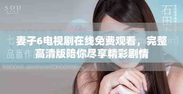 妻子6电视剧在线免费观看，完整高清版陪你尽享精彩剧情