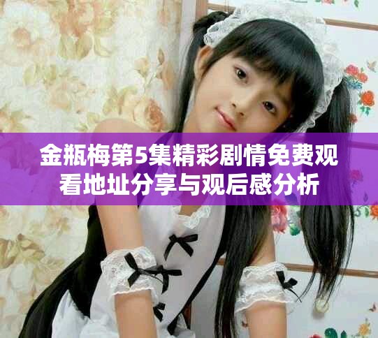 金瓶梅第5集精彩剧情免费观看地址分享与观后感分析