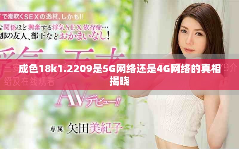 成色18k1.2209是5G网络还是4G网络的真相揭晓