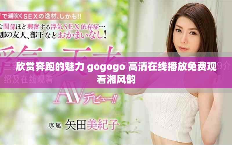 欣赏奔跑的魅力 gogogo 高清在线播放免费观看湘风韵