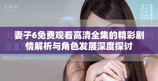 妻子6免费观看高清全集的精彩剧情解析与角色发展深度探讨