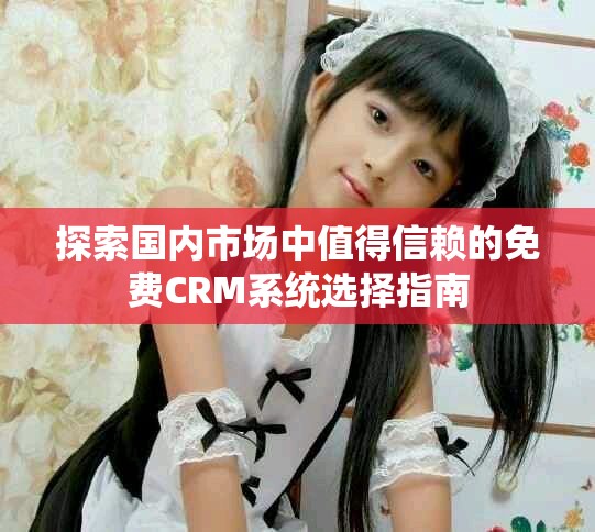 探索国内市场中值得信赖的免费CRM系统选择指南